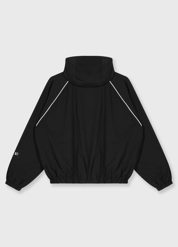 hooded travel jacket | black