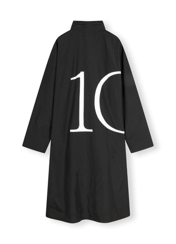 nylon coat 10 | black