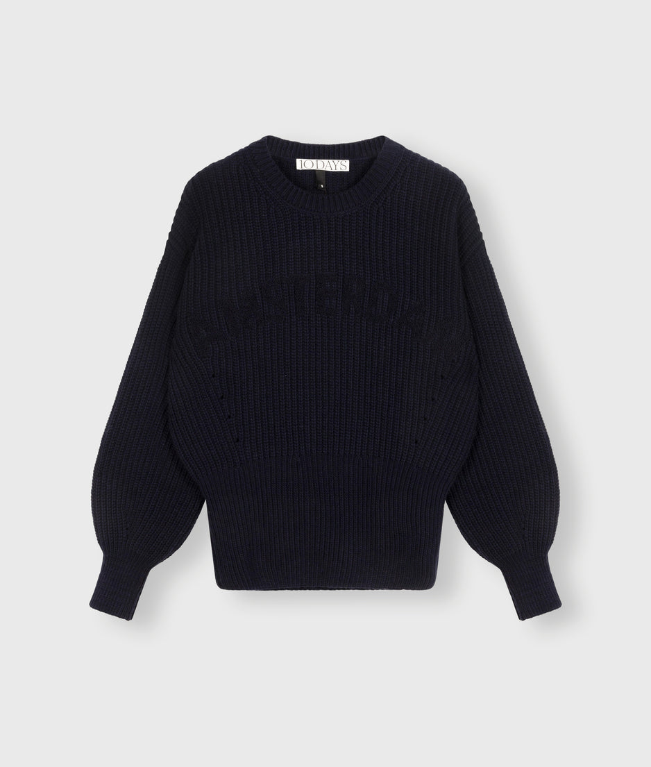 knit sweater Amsterdam | night sky