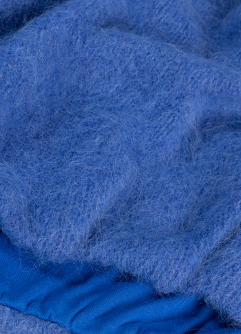 balloon gebreide top | ultramarine