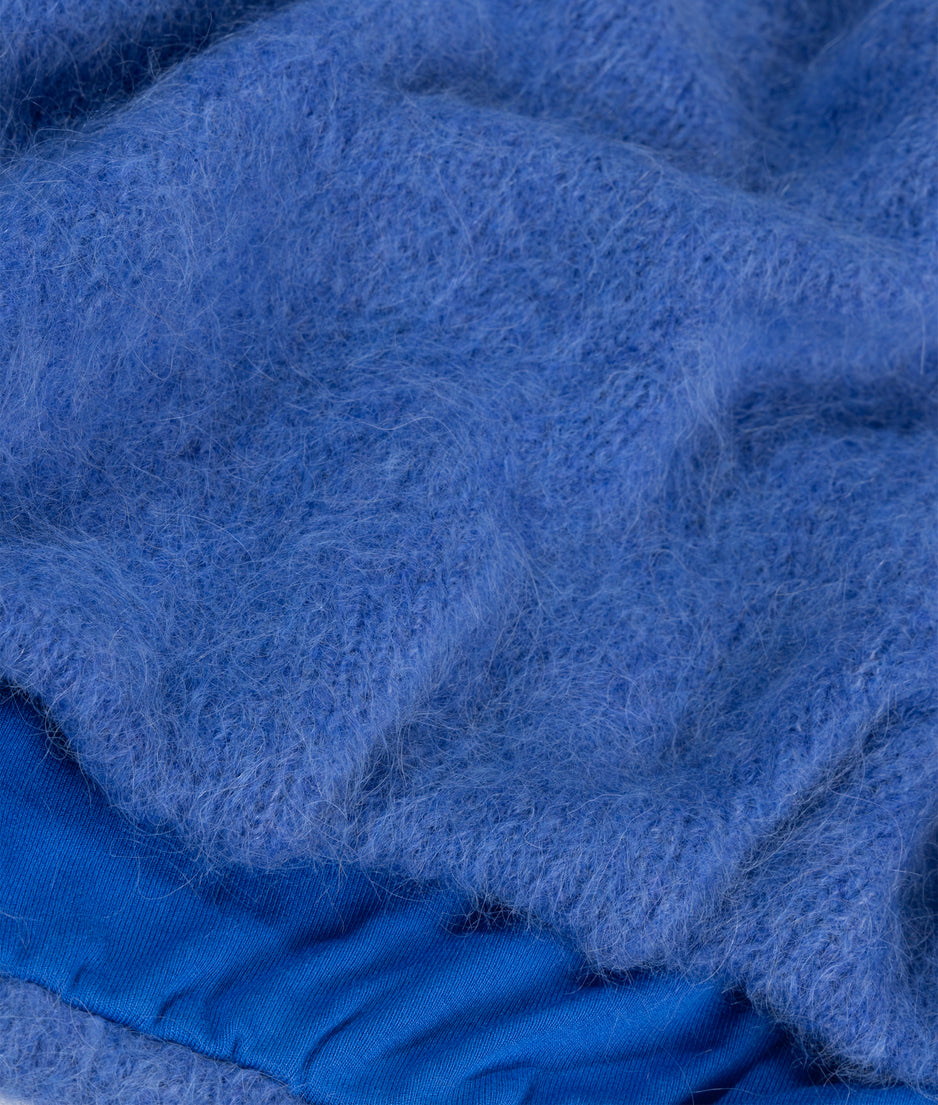 balloon gebreide top | ultramarine