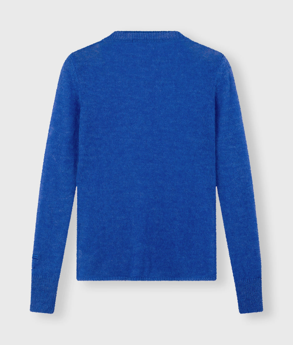 tee thin knit | electric blue