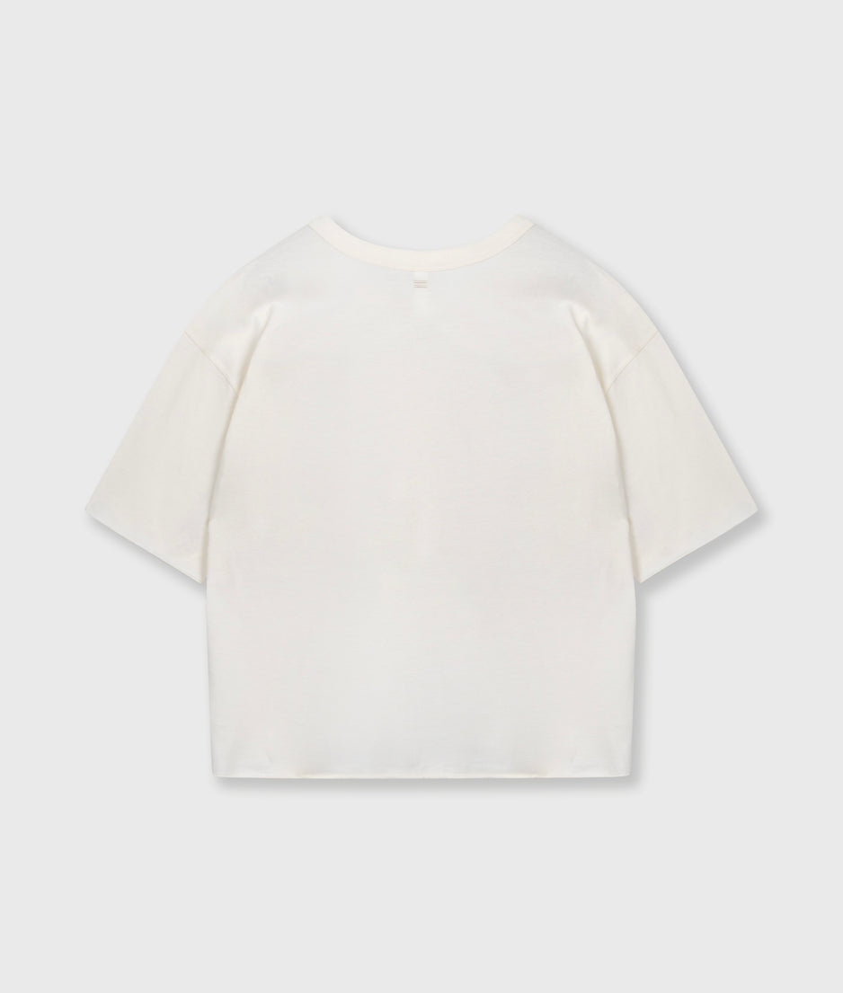 short sleeve tee logo | pearl