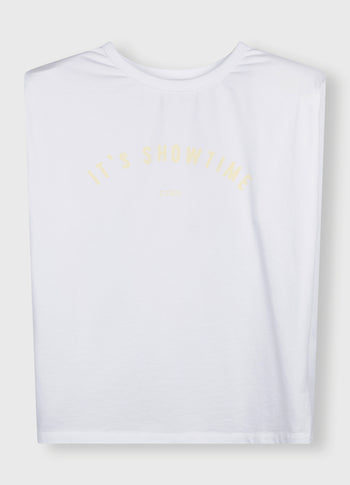 padded proud tee | white