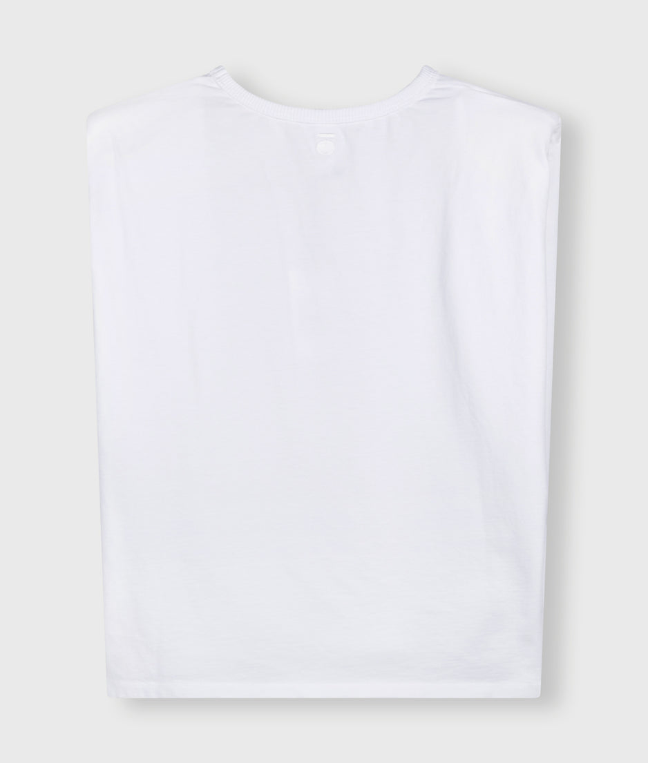 padded proud tee | white