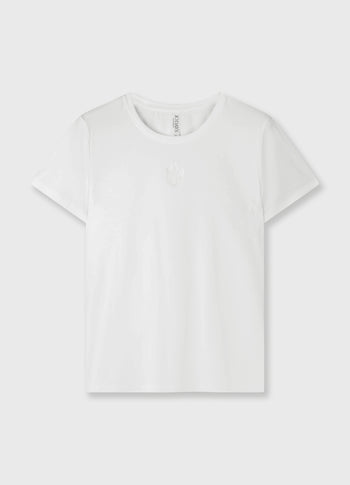 slim short sleeve tee | ecru