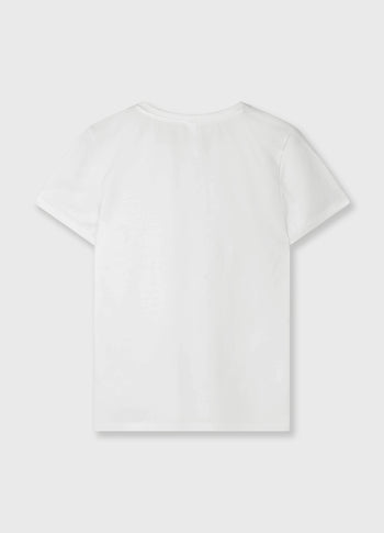 slim short sleeve tee | ecru
