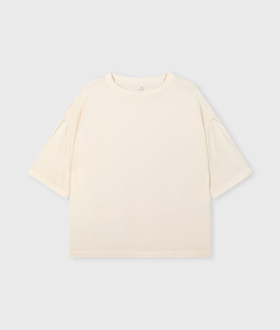 blouse tee | light natural