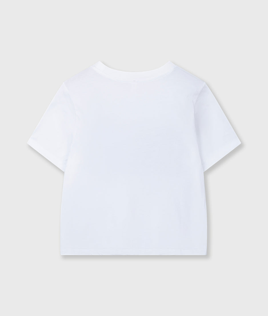 petit smile love tee | white