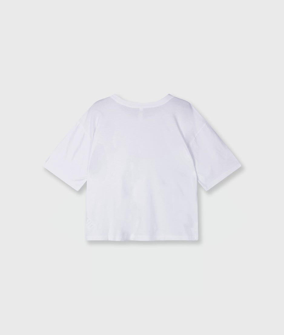 short sleeve tee curly 10 | white