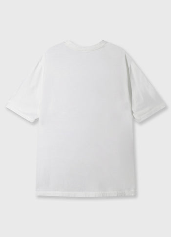 short sleeve tee mix | ecru