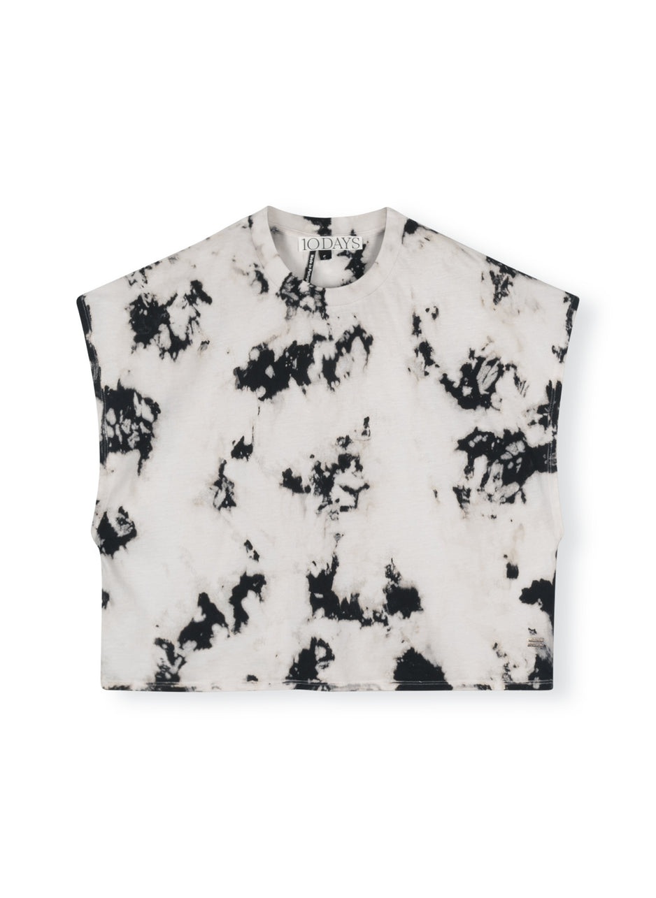 bleached tee | ecru