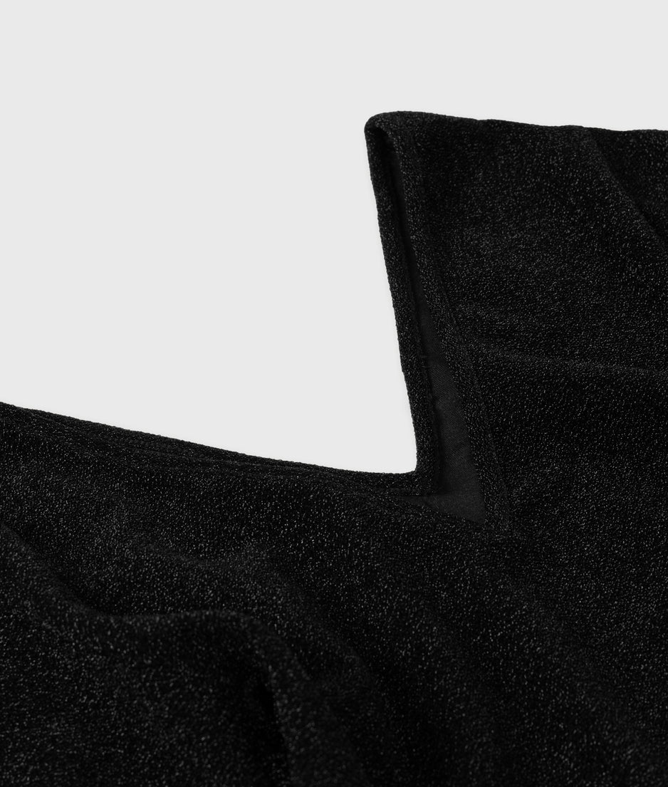 ballet top sparkle | black