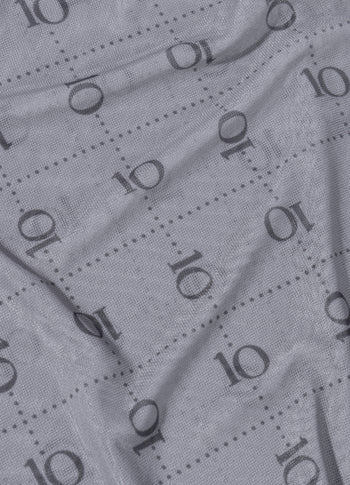 mesh long sleeve monogram | light graphite