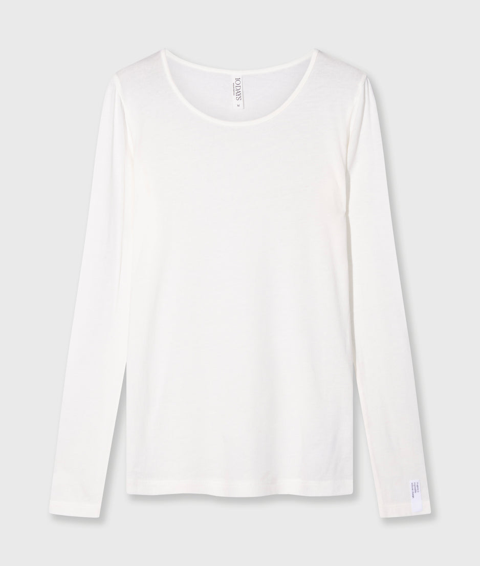 extra long sleeve tee modal | ecru
