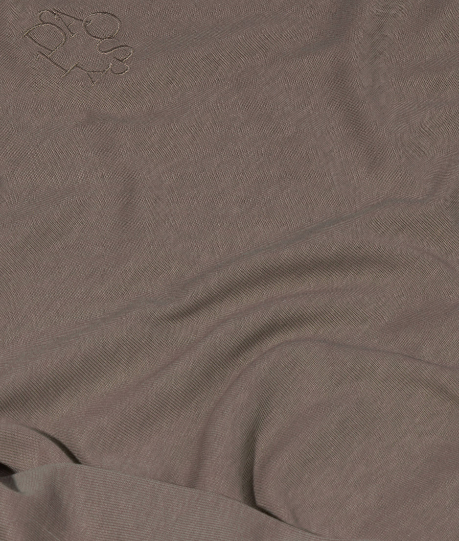 long sleeve tee rib | moonrock