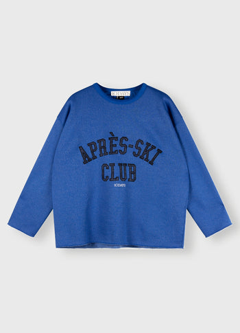 statement sweater apres-ski | electric blue