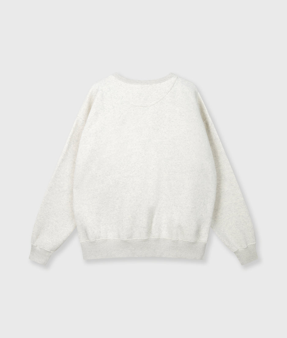 statement sweater | soft white melee