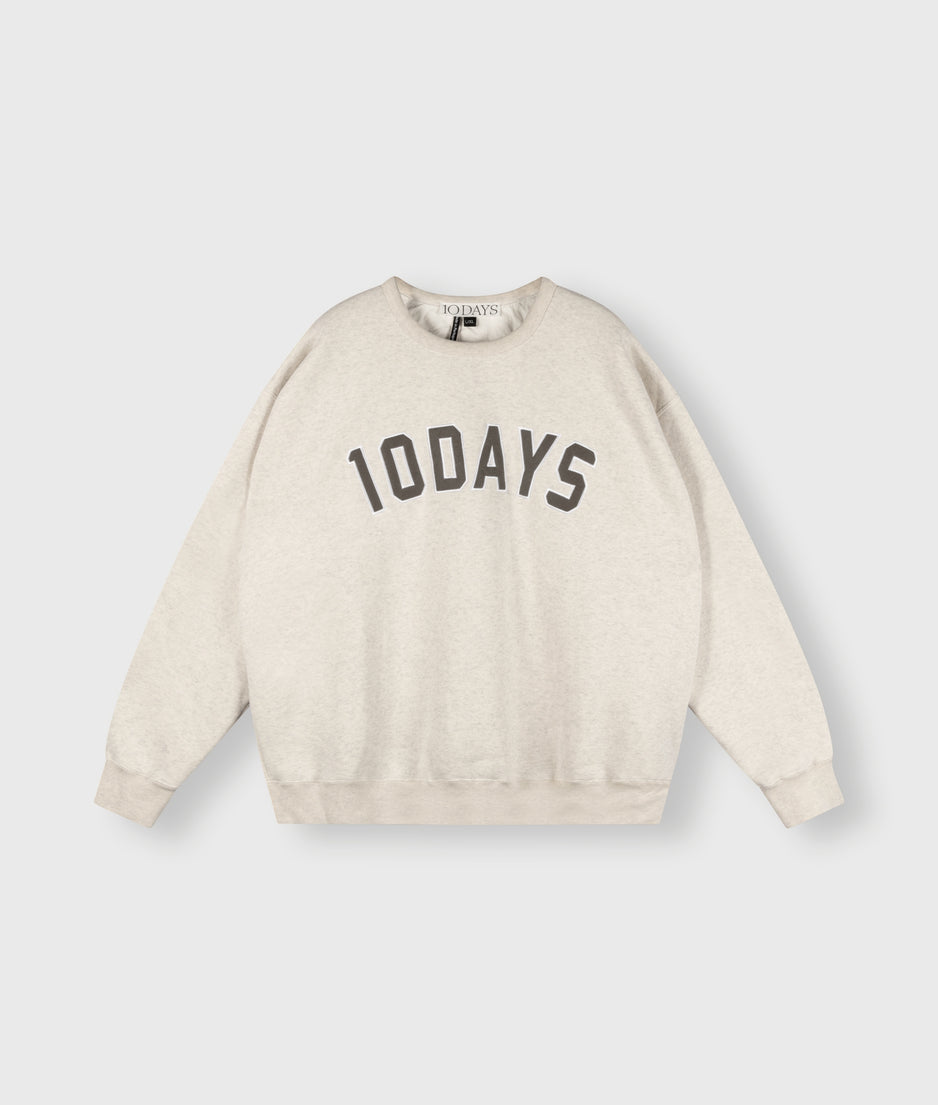 statement sweater | soft white melee