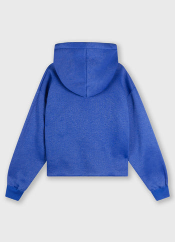 hoodie logo patch | electric blue