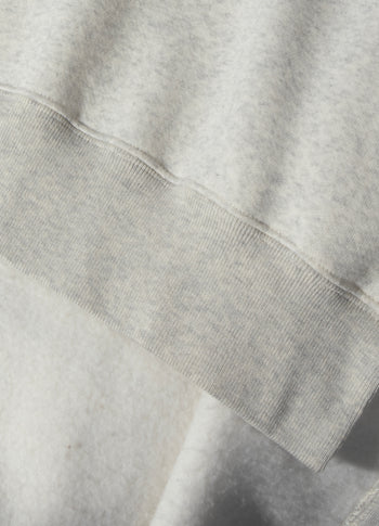 a-symmetric sweater | soft white melee