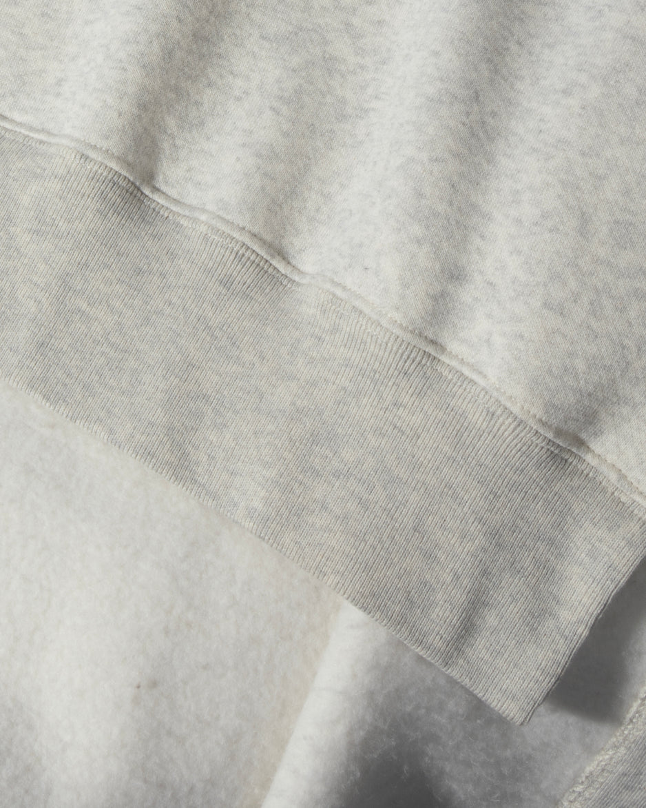 a-symmetric sweater | soft white melee