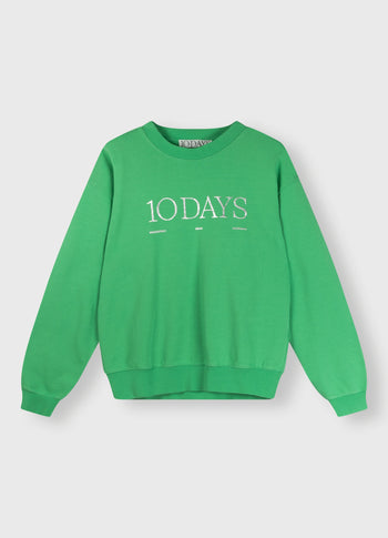 logo sweater | apple green