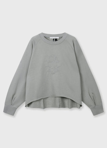 LA sweater curly 10 | light graphite