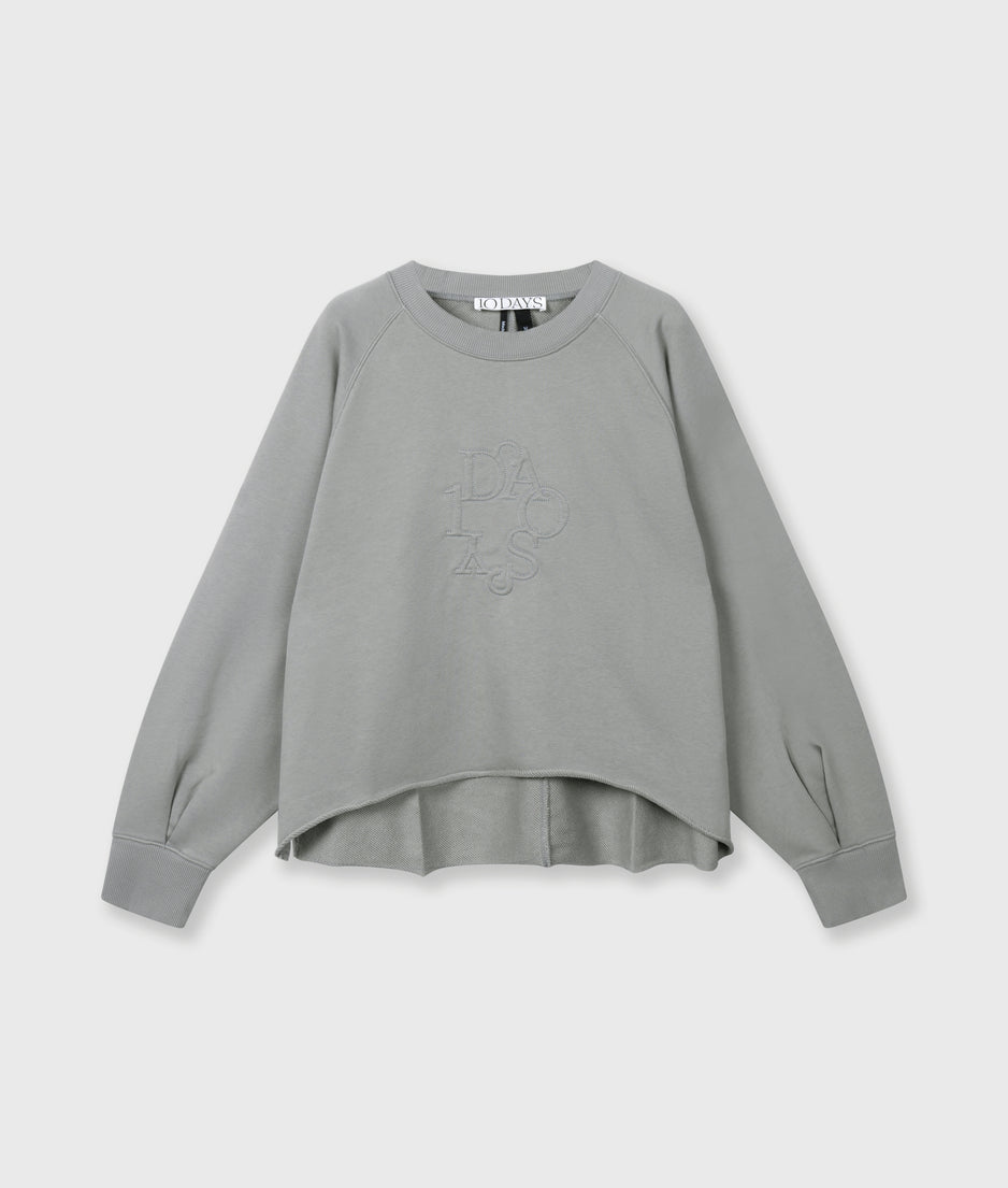 LA sweater curly 10 | light graphite