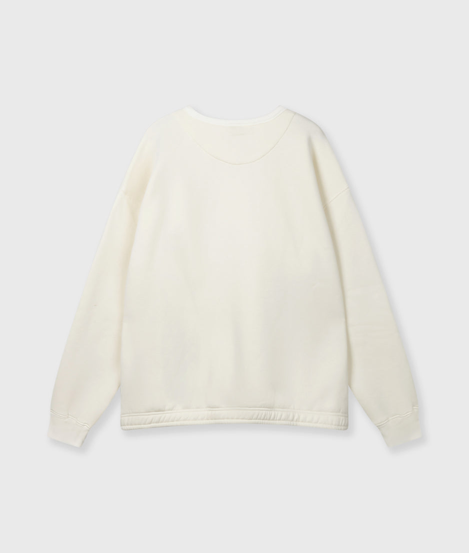 statement sweater | pearl