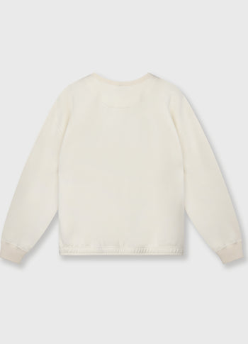 statement sweater | soft vanilla