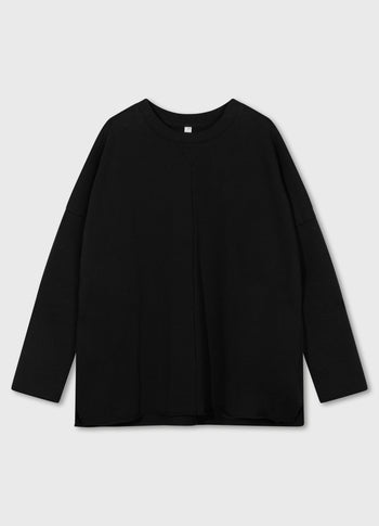 LA fleece sweater | black