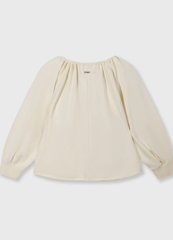 LA sweater gathering | soft vanilla