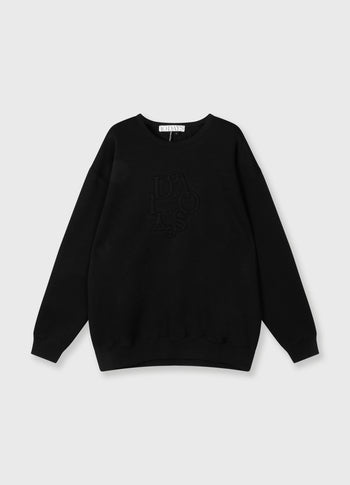 long sweater curly 10 | black