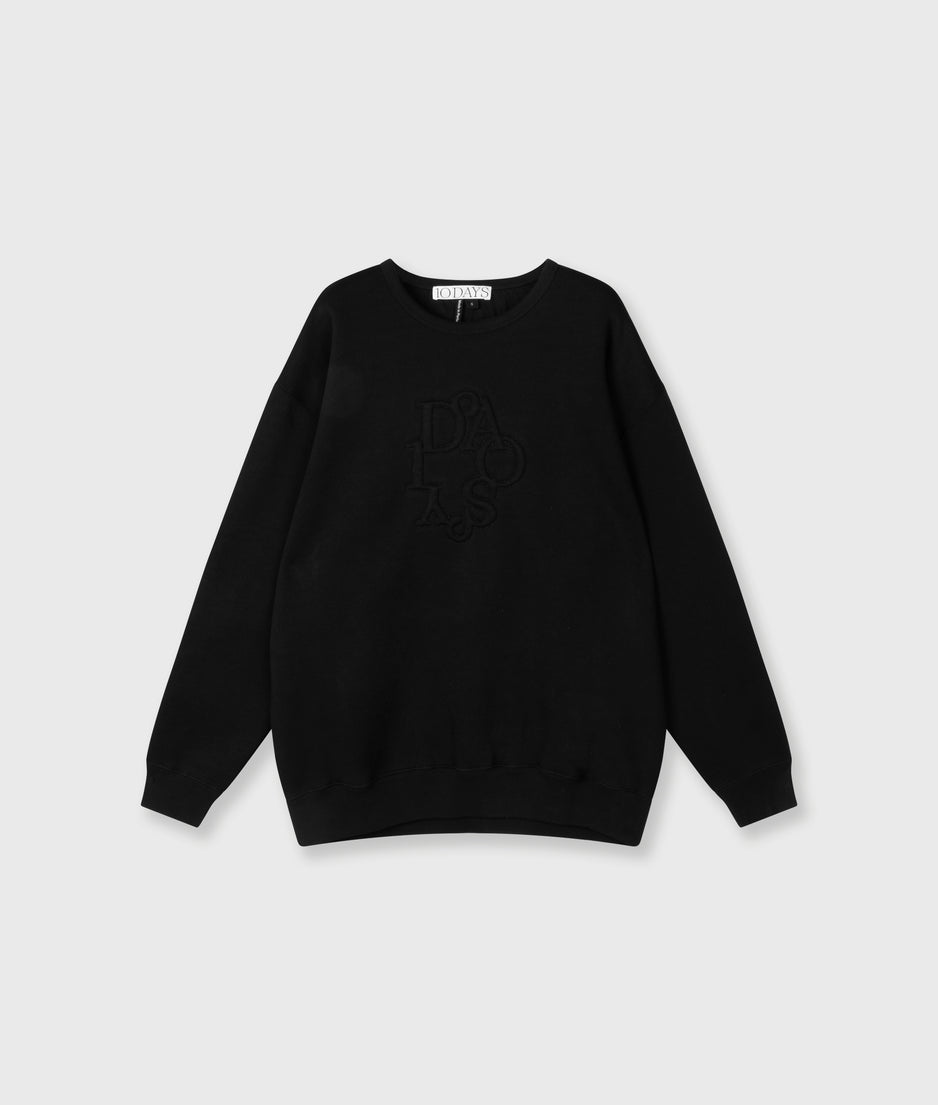 long sweater curly 10 | black