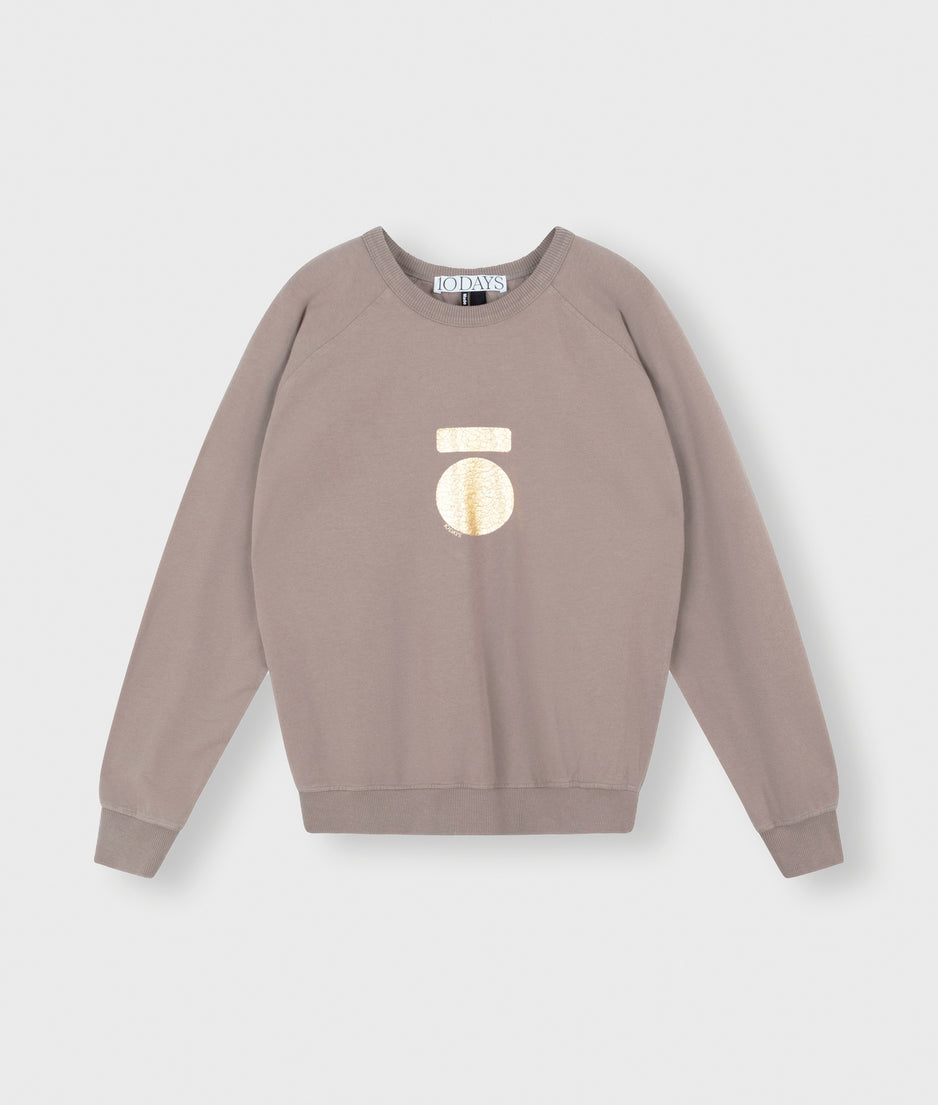 icon sweater | warm taupe