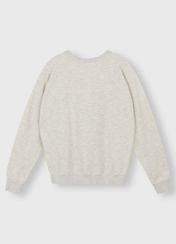 icon sweater | soft white melee