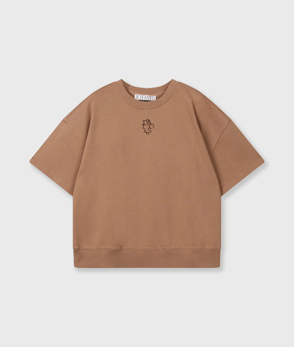 short sleeve sweater | fudge