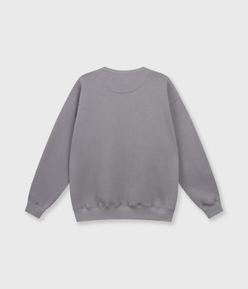 statement sweater logo | light graphite