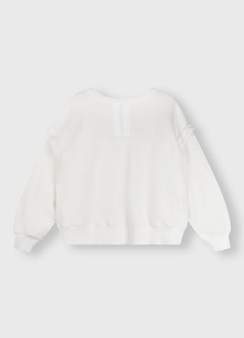 loose fit sweater | ecru