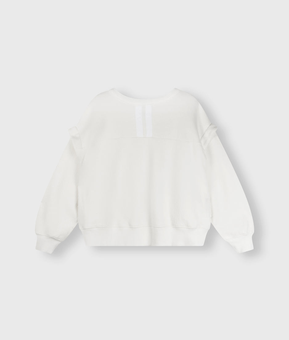 loose fit sweater | ecru