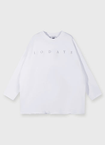 beach sweater | white