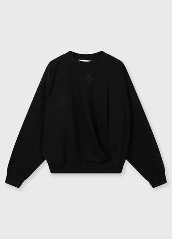 sweater pleat | black