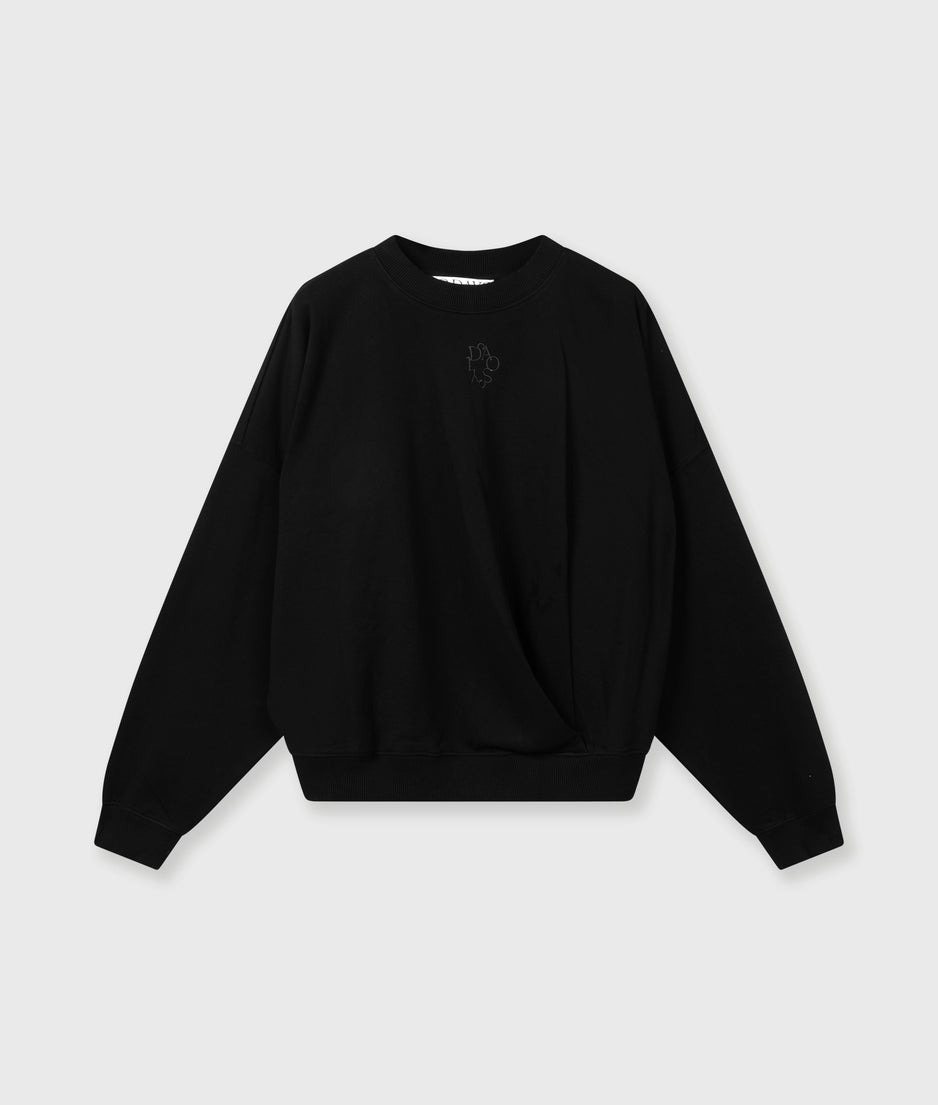 sweater pleat | black