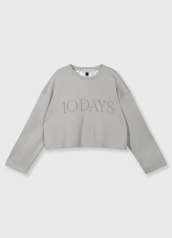 korte 10DAYS sweater | stone