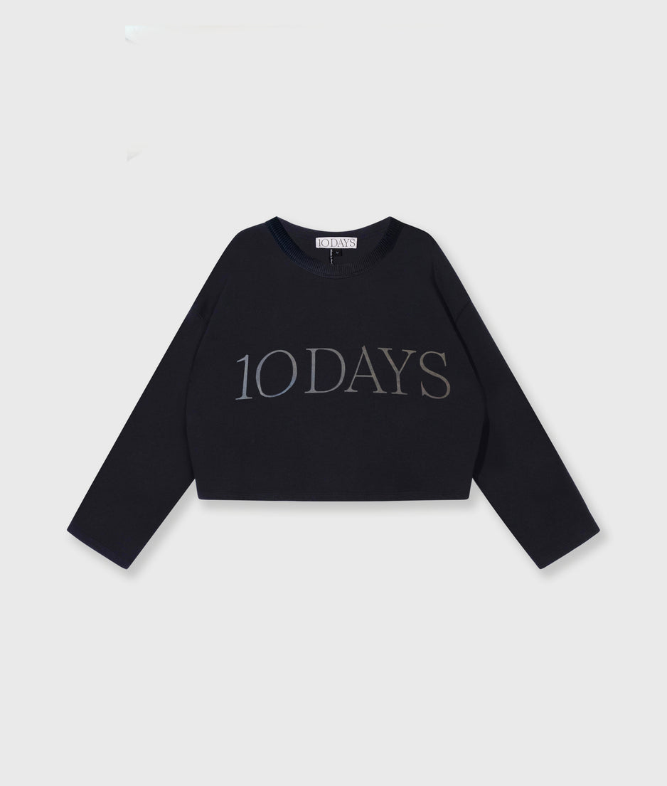 korte 10DAYS sweater | black