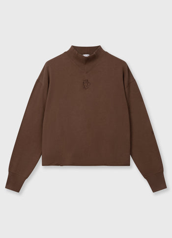 petit sweater curly 10 | dark truffle