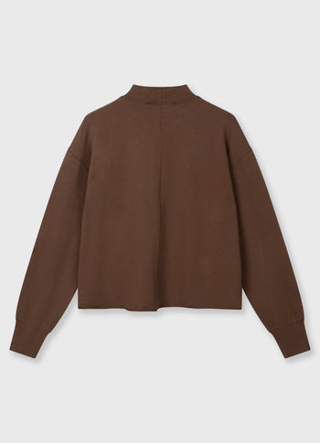 petit sweater curly 10 | dark truffle