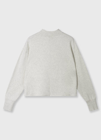 petit sweater curly 10 | soft white melee