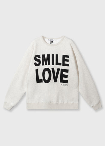 statement sweater | soft white melee